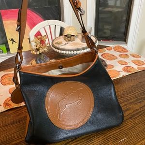 Black and Tan Tucker Tweed purse
